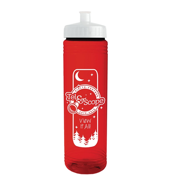 24 oz. Slim Fit Water Bottle with Straw Lid